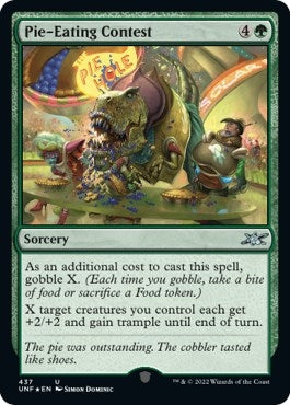 Image for Pie-Eating Contest (Galaxy Foil) (437) (Unfinity) - Magic: The Gathering