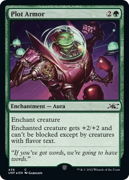 Image for Plot Armor (Galaxy Foil) (438) (Unfinity) - Magic: The Gathering