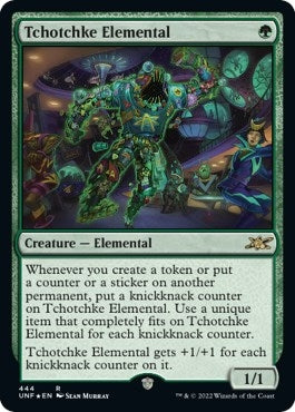 Image for Tchotchke Elemental (Galaxy Foil) (444) (Unfinity) - Magic: The Gathering