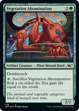 Image for Vegetation Abomination (Galaxy Foil) (446) (Unfinity) - Magic: The Gathering
