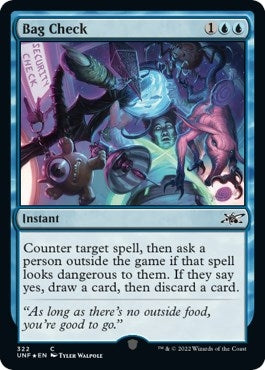 Image for Bag Check (Galaxy Foil) (322) (Unfinity) - Magic: The Gathering