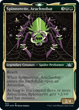 Image for Spinnerette, Arachnobat (Showcase) (Galaxy Foil) (522) (Unfinity) - Magic: The Gathering