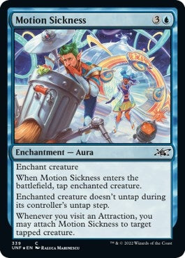 Image for Motion Sickness (Galaxy Foil) (339) (Unfinity) - Magic: The Gathering