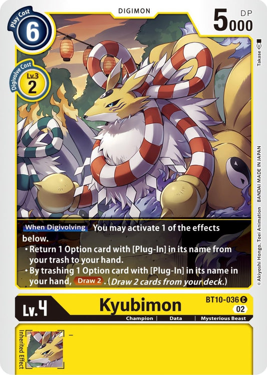 Image for Kyubimon (BT10-036 C) (Xros Encounter) - Digimon Card Game