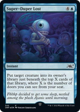 Image for Super-Duper Lost (Galaxy Foil) (345) (Unfinity) - Magic: The Gathering