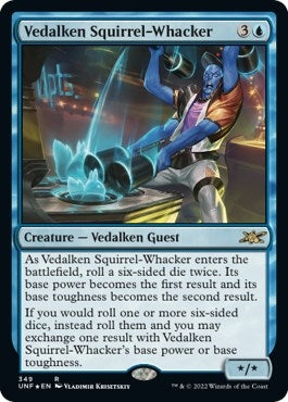 Image for Vedalken Squirrel-Whacker (Galaxy Foil) (349) (Unfinity) - Magic: The Gathering