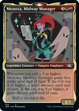 Image for Monoxa, Midway Manager (Showcase) (265) (Unfinity) - Magic: The Gathering