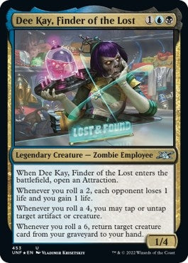 Image for Dee Kay, Finder of the Lost (Galaxy Foil) (453) (Unfinity) - Magic: The Gathering