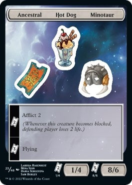 Image for Ancestral Hot Dog Minotaur (23) (Unfinity) - Magic: The Gathering