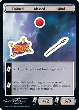 Image for Trained Blessed Mind (44) (Unfinity) - Magic: The Gathering
