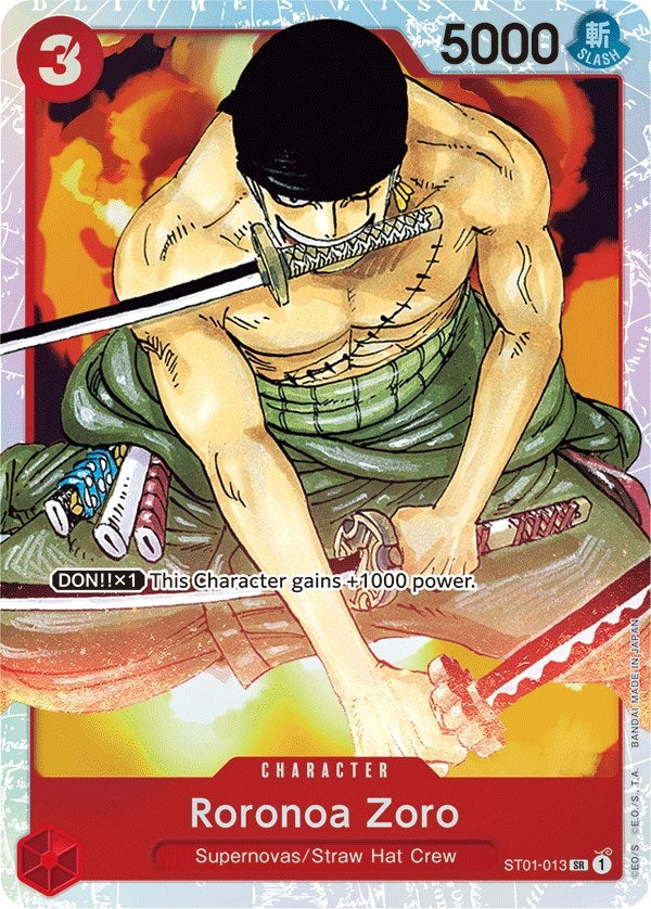Image for Roronoa Zoro (ST01-013) (Starter Deck 1: Straw Hat Crew) - One Piece Card Game