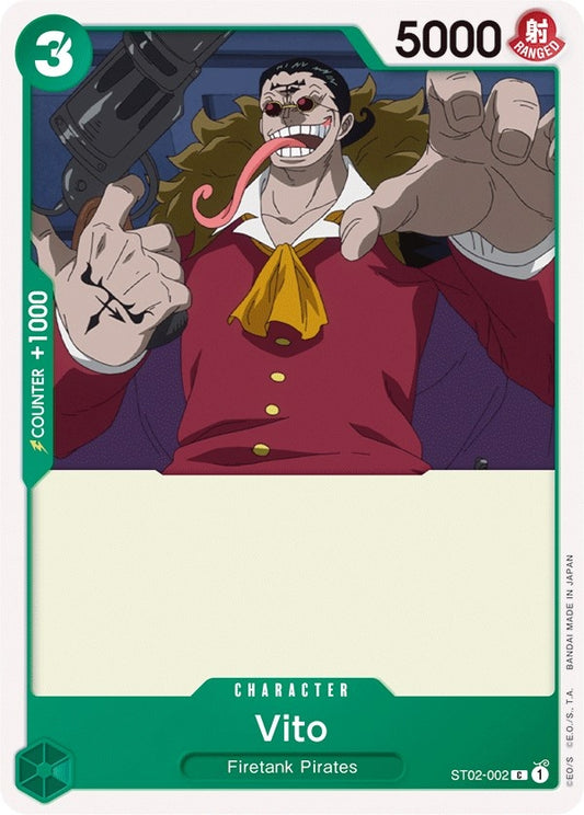 Image for Vito (ST02-002) (Starter Deck 2: Worst Generation) - One Piece Card Game