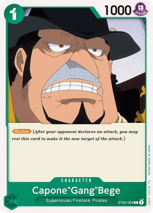 Image for Capone"Gang"Bege (ST02-004) (Starter Deck 2: Worst Generation) - One Piece Card Game