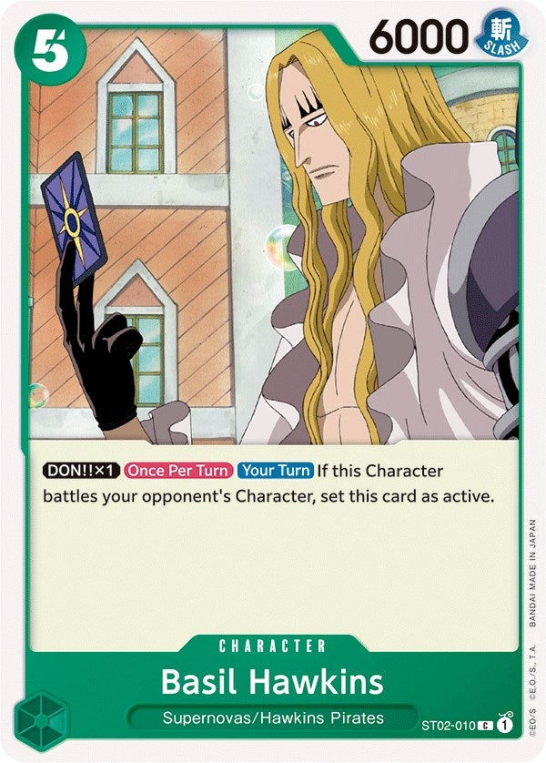 Image for Basil Hawkins (ST02-010) (Starter Deck 2: Worst Generation) - One Piece Card Game