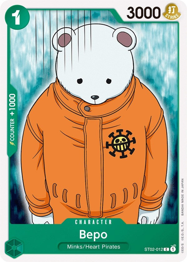 Image for Bepo (ST02-012) (Starter Deck 2: Worst Generation) - One Piece Card Game