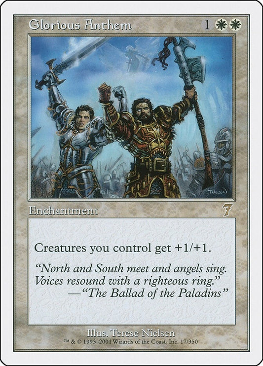 Image for Glorious Anthem (17) (7th Edition) - Magic: The Gathering