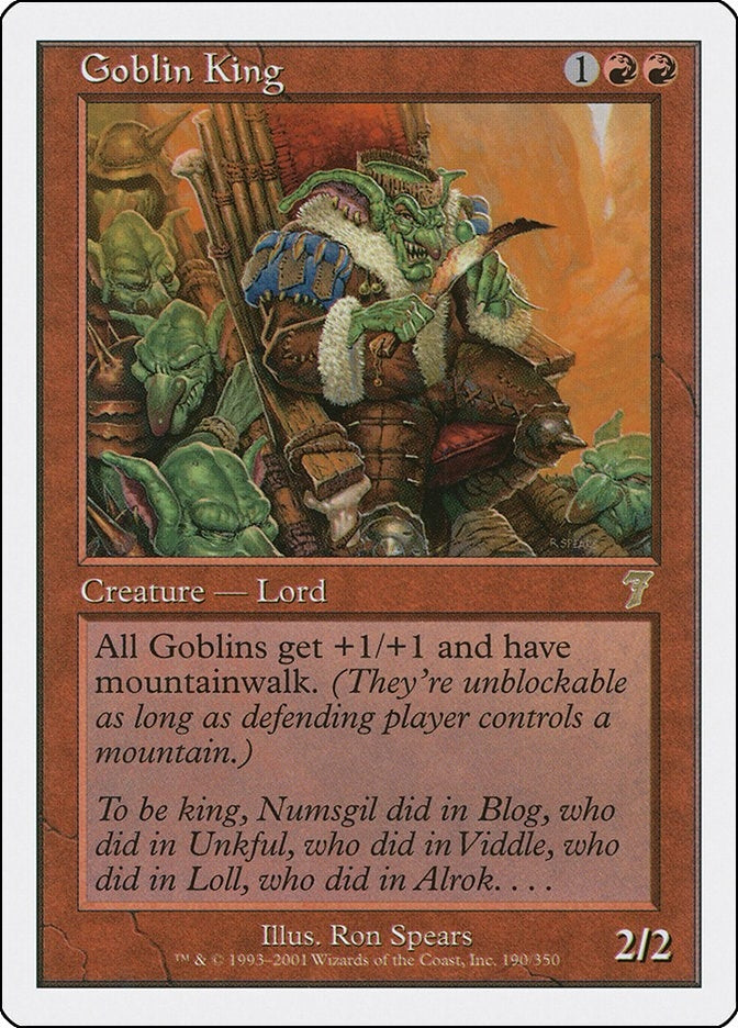 Image for Goblin King (190) (7th Edition) - Magic: The Gathering