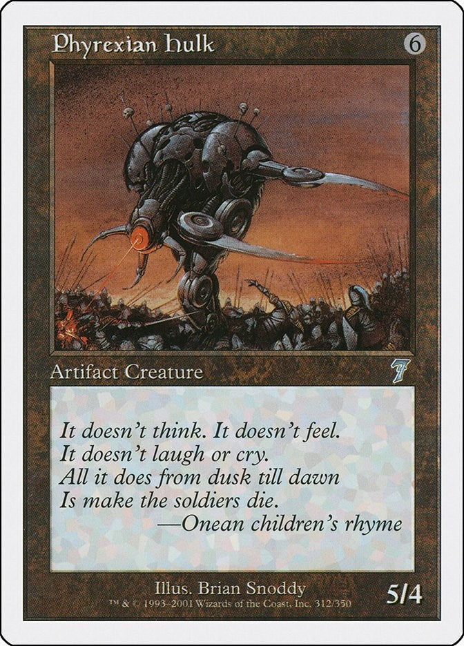 Image for Phyrexian Hulk (312) (7th Edition) - Magic: The Gathering