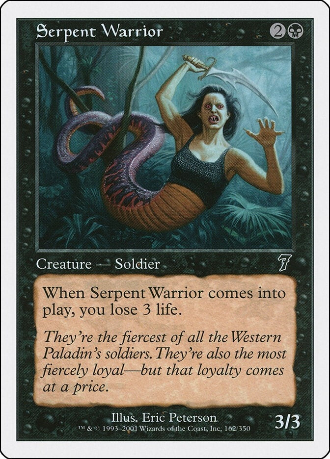 Image for Serpent Warrior (162) (7th Edition) - Magic: The Gathering