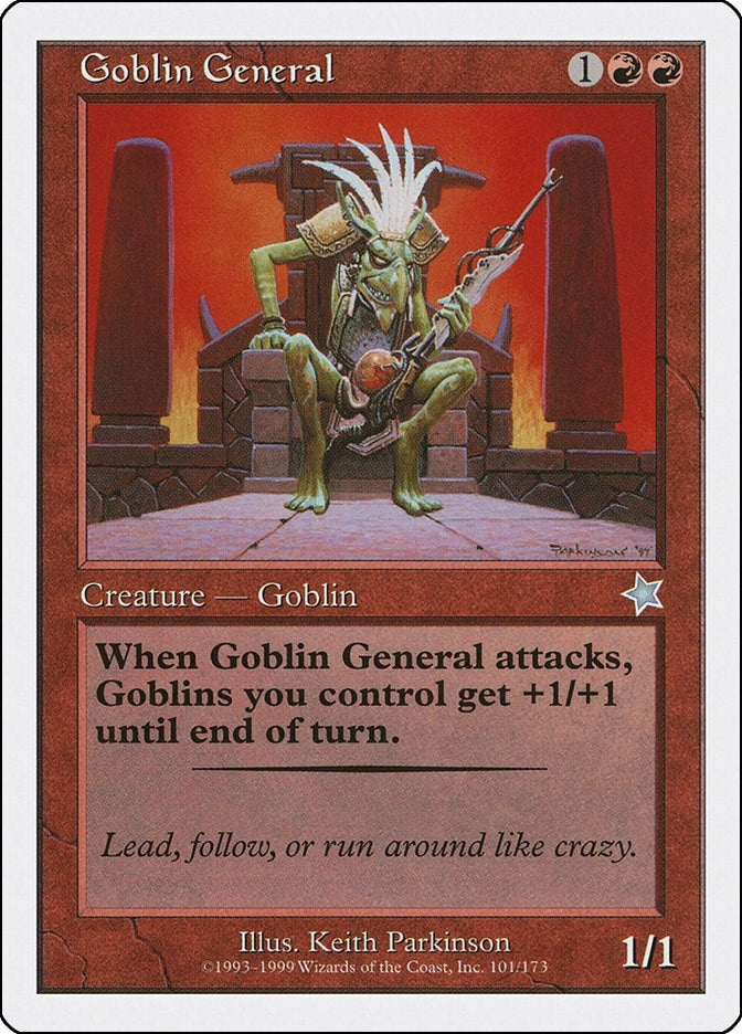 Image for Goblin General (101) (Starter 1999) - Magic: The Gathering