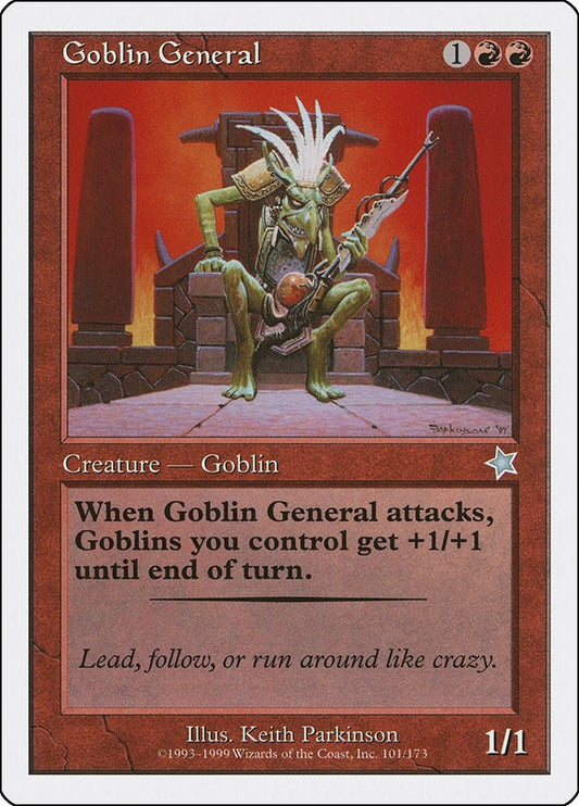 Image for Goblin General (101) (Starter 1999) - Magic: The Gathering