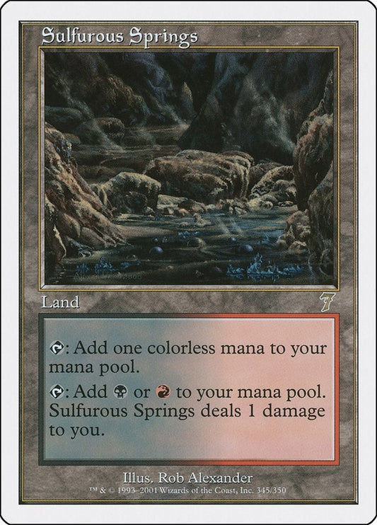 Image for Sulfurous Springs (345) (7th Edition) - Magic: The Gathering