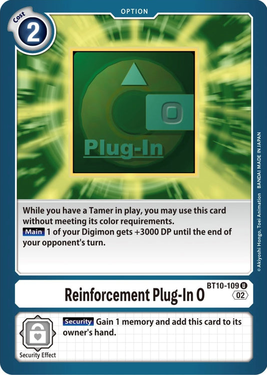 Image for Reinforcement Plug-In 0 (BT10-109 U) (Xros Encounter) - Digimon Card Game