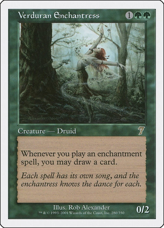 Image for Verduran Enchantress (280) (7th Edition) - Magic: The Gathering