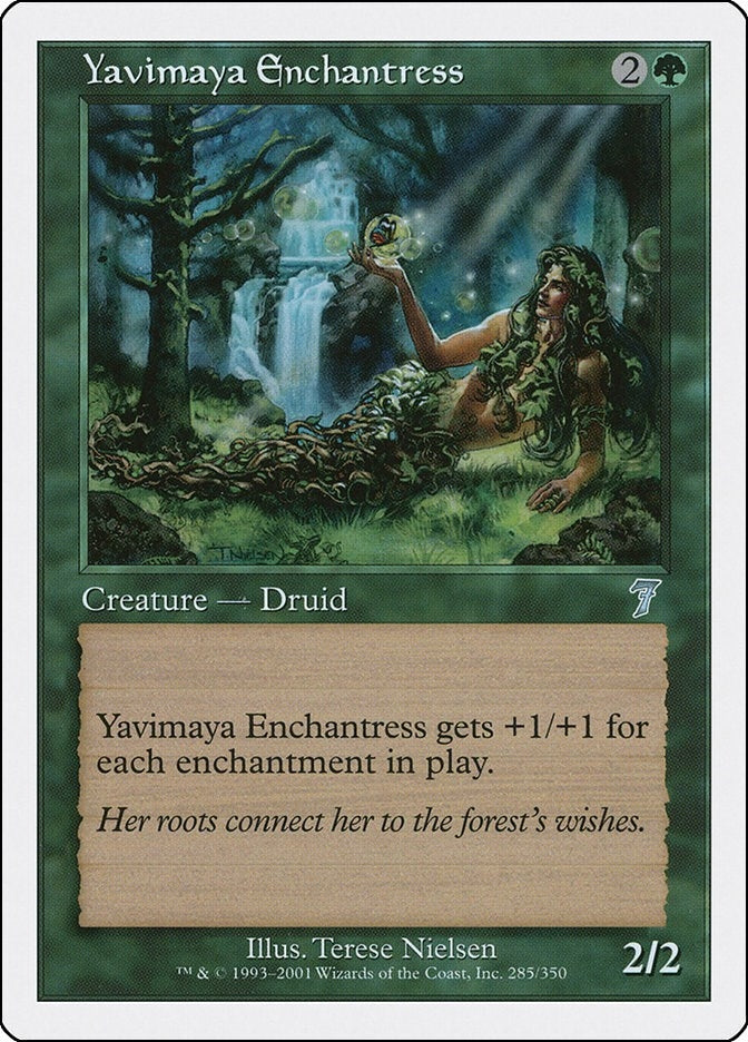 Image for Yavimaya Enchantress (285) (7th Edition) - Magic: The Gathering
