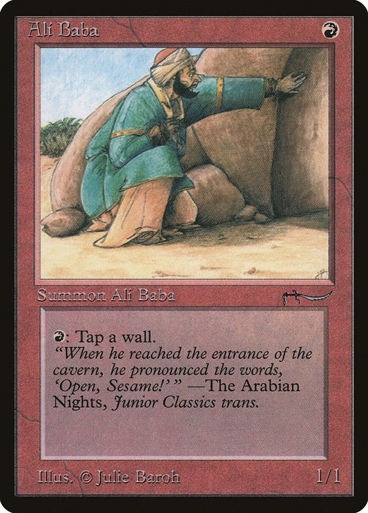 Image for Ali Baba (Arabian Nights) - Magic: The Gathering