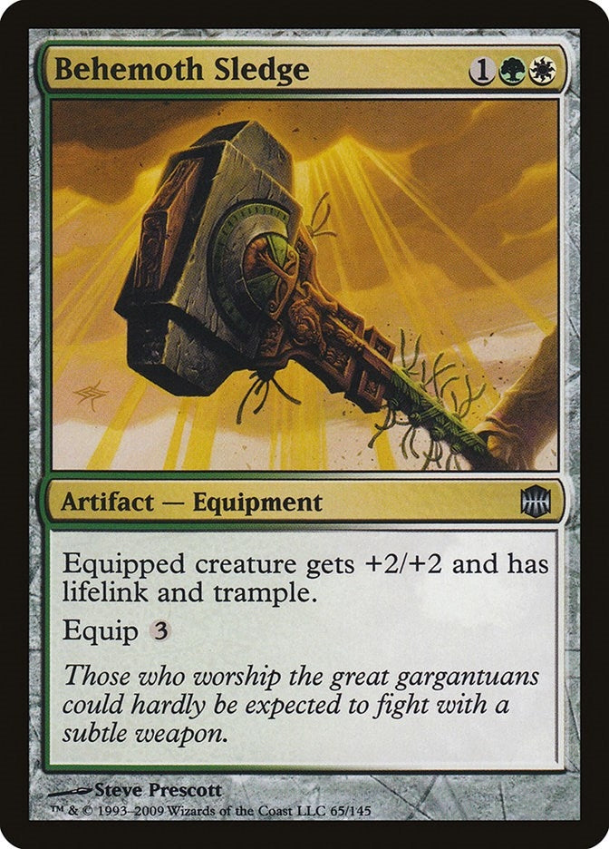 Image for Behemoth Sledge (65) (Alara Reborn) - Magic: The Gathering