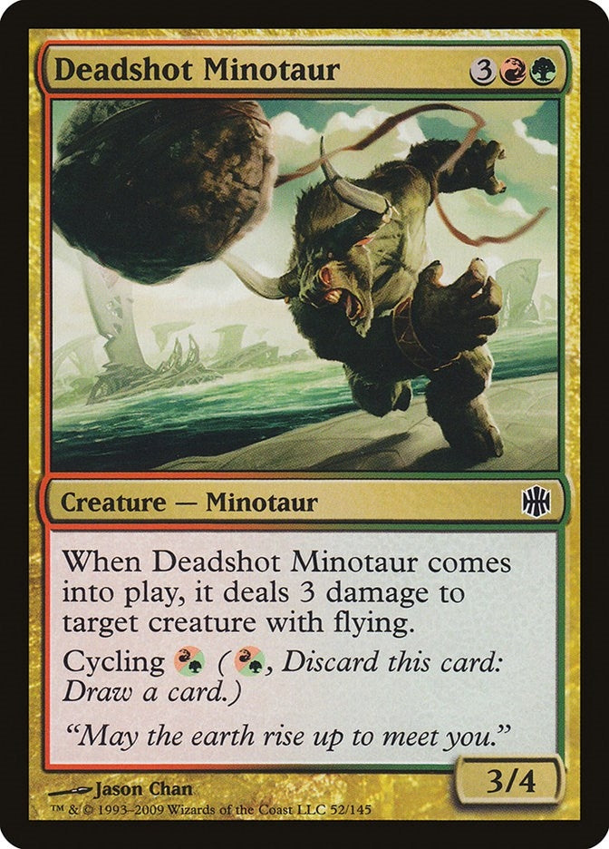 Image for Deadshot Minotaur (52) (Alara Reborn) - Magic: The Gathering
