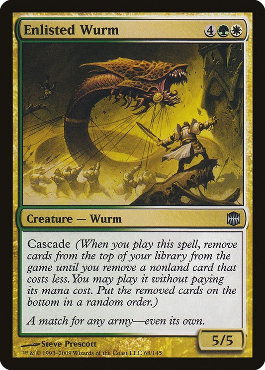 Image for Enlisted Wurm (68) (Alara Reborn) - Magic: The Gathering