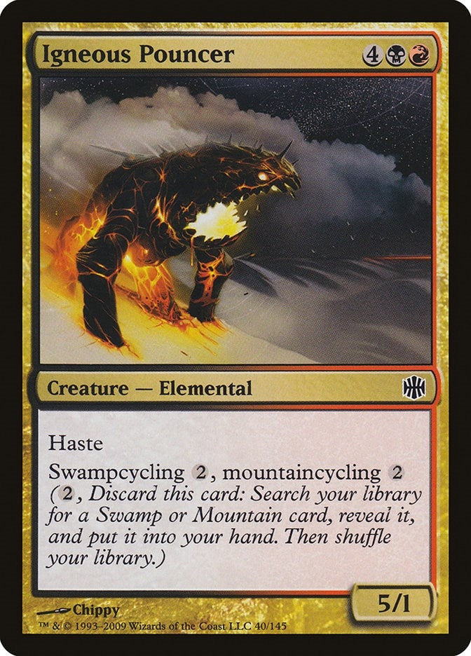 Image for Igneous Pouncer (40) (Alara Reborn) - Magic: The Gathering