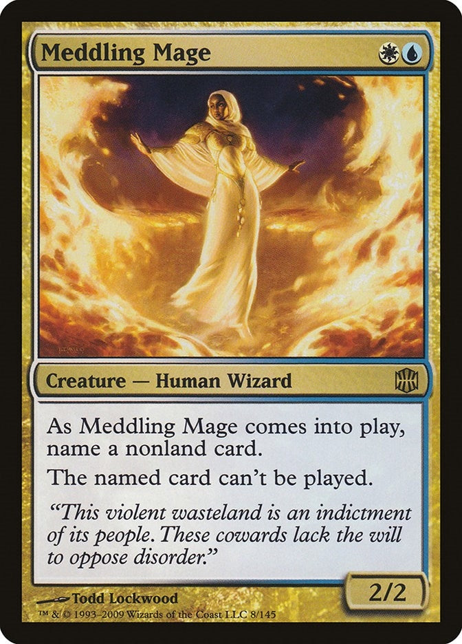 Image for Meddling Mage (8) (Alara Reborn) - Magic: The Gathering