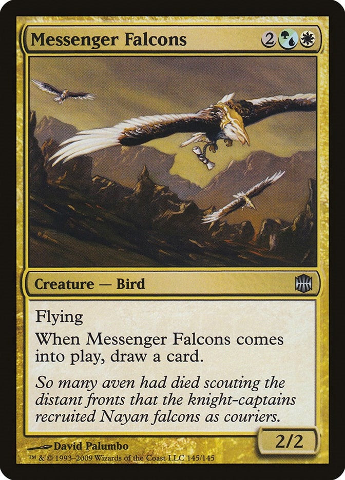 Image for Messenger Falcons (145) (Alara Reborn) - Magic: The Gathering