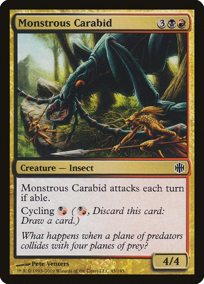Image for Monstrous Carabid (43) (Alara Reborn) - Magic: The Gathering