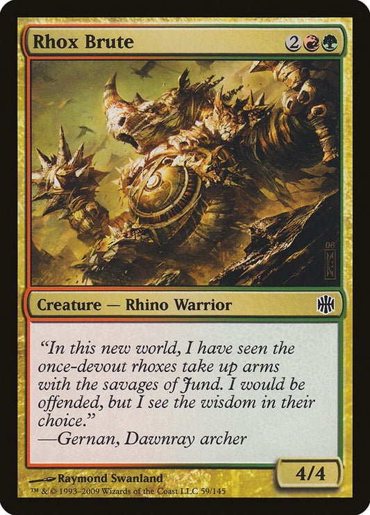 Image for Rhox Brute (59) (Alara Reborn) - Magic: The Gathering