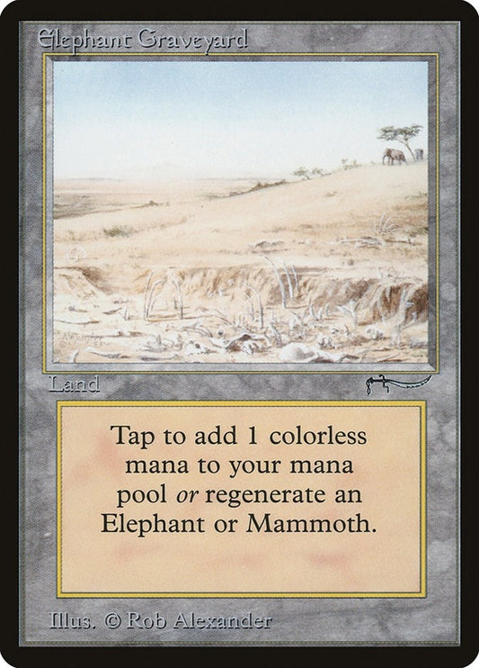 Image for Elephant Graveyard (Arabian Nights) - Magic: The Gathering
