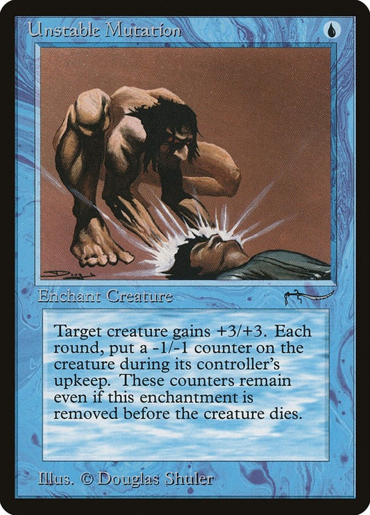 Image for Unstable Mutation (Arabian Nights) - Magic: The Gathering