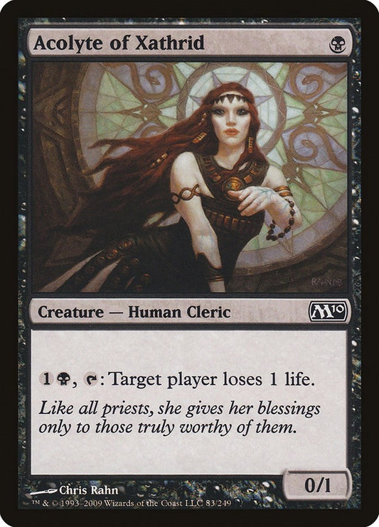 Image for Acolyte of Xathrid (83) (Magic 2010 (M10)) - Magic: The Gathering