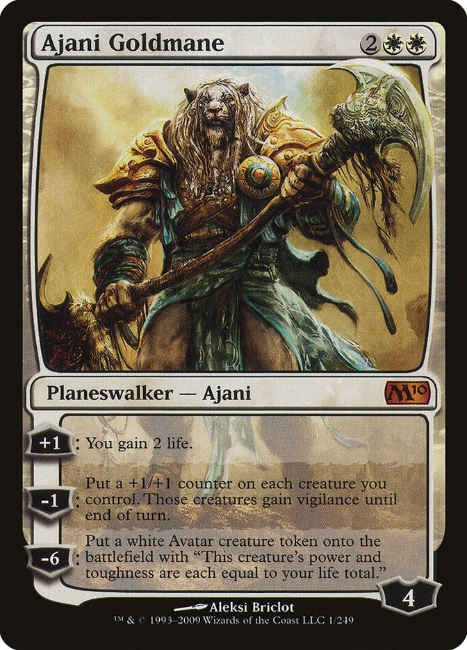Image for Ajani Goldmane (1) (Magic 2010 (M10)) - Magic: The Gathering