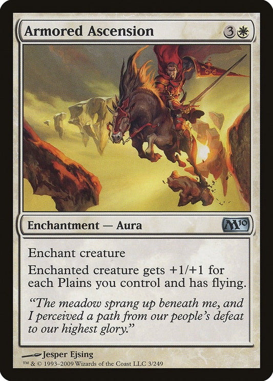 Image for Armored Ascension (3) (Magic 2010 (M10)) - Magic: The Gathering
