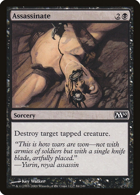 Image for Assassinate (84) (Magic 2010 (M10)) - Magic: The Gathering