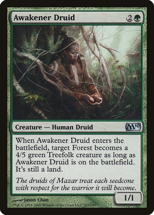 Image for Awakener Druid (167) (Magic 2010 (M10)) - Magic: The Gathering