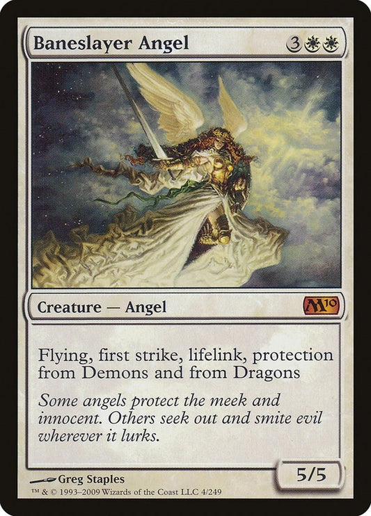 Image for Baneslayer Angel (4) (Magic 2010 (M10)) - Magic: The Gathering
