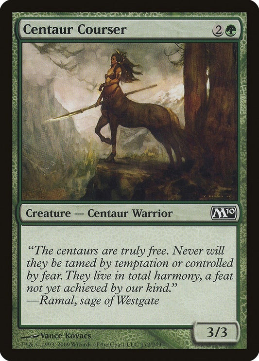 Image for Centaur Courser (172) (Magic 2010 (M10)) - Magic: The Gathering