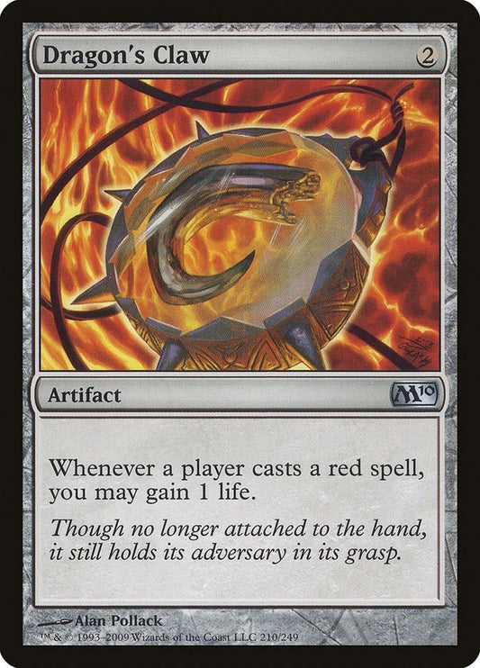 Image for Dragon's Claw (210) (Magic 2010 (M10)) - Magic: The Gathering