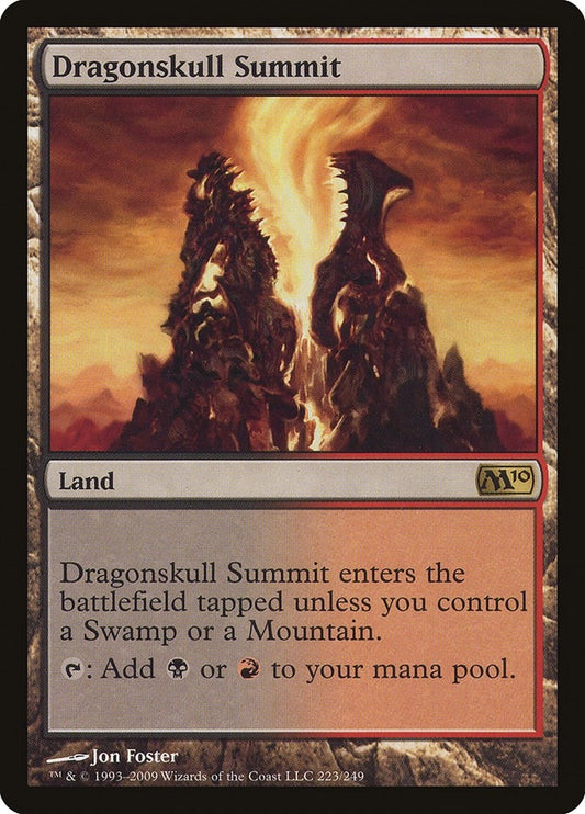 Image for Dragonskull Summit (223) (Magic 2010 (M10)) - Magic: The Gathering