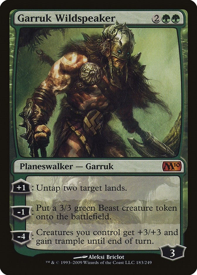 Image for Garruk Wildspeaker (183) (Magic 2010 (M10)) - Magic: The Gathering